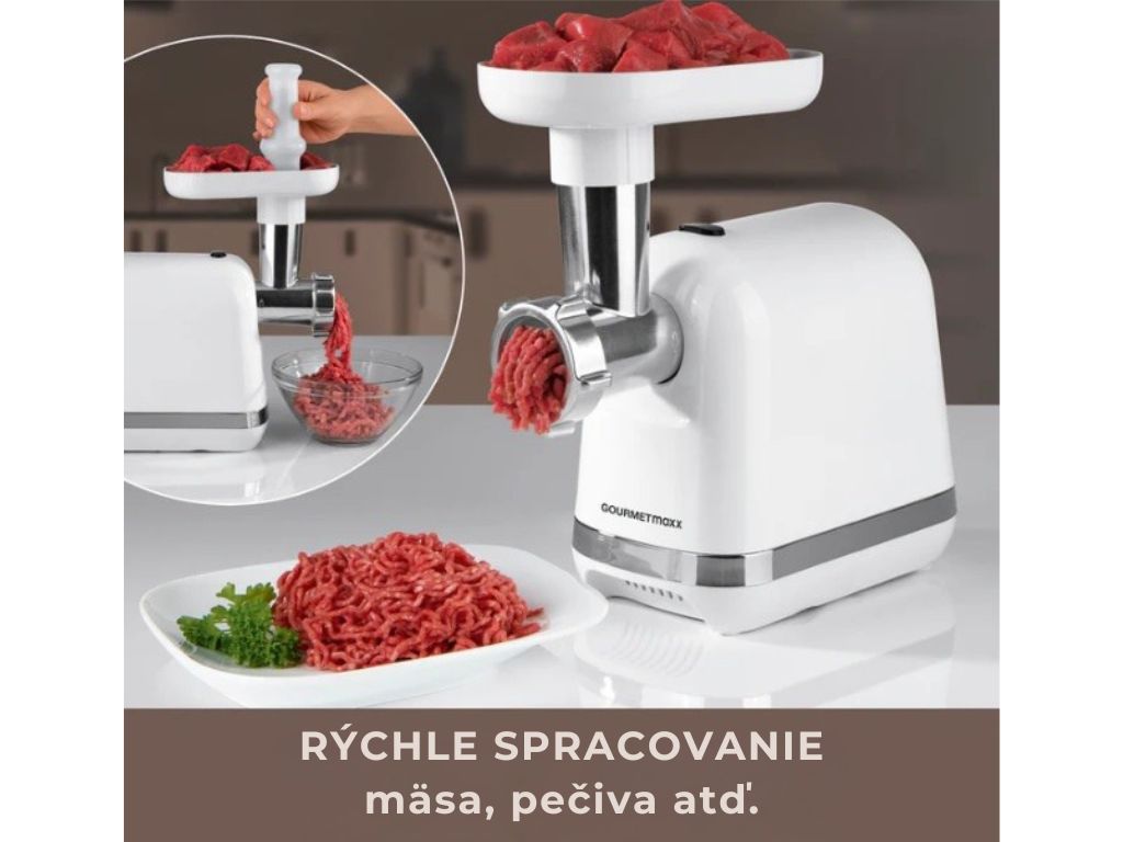 GOURMETmaxx Elektrický mlynček na mäso Cuisine Edition 13440 2